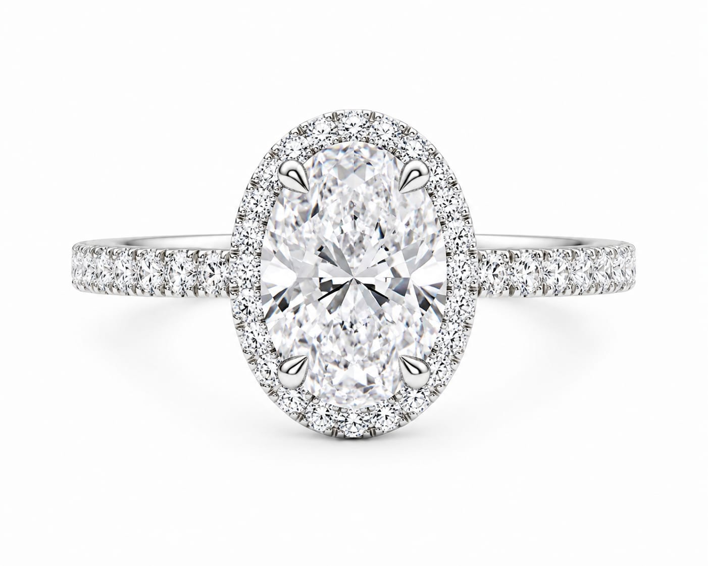 Oval Halo Ring
